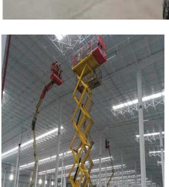 Instalación en alturas con plataformas
